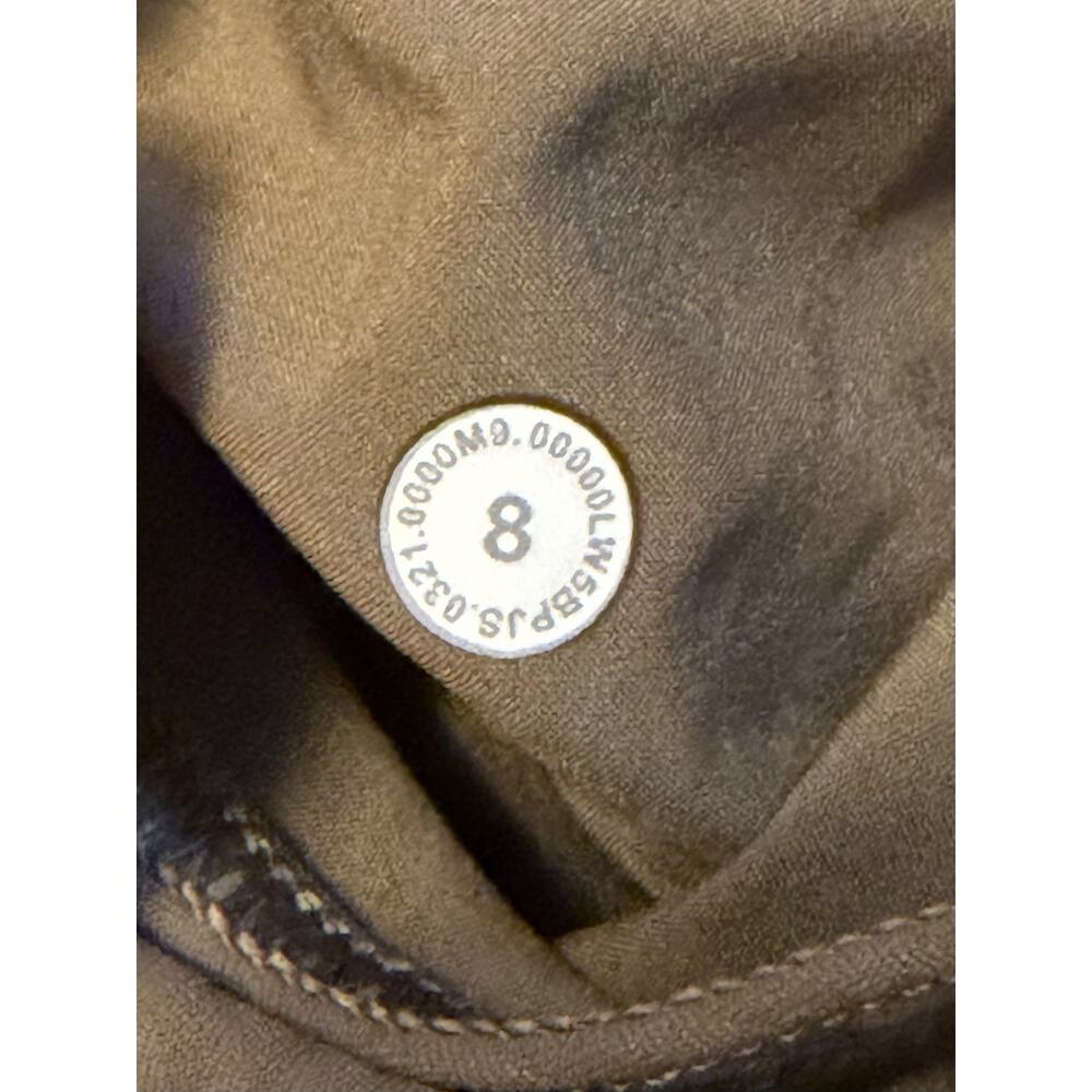 Lululemon Dance Studio Joggers Size 8 Tan Brown Full Length Mid Rise Pant Pocket - Picture 7 of 12